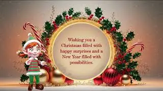 Creative Christmas & New Year Invitations Made in PowerPoint | 3D Animated Templates