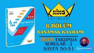 2026 TYT MATEMATİK KAMPI | BASAMAK KAVRAMI | KİNG YAYINLARI | SAYFA 50 - 51