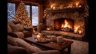 3 Hours of Fireplace Sounds | Cozy Winter Cabin ❄️🔥