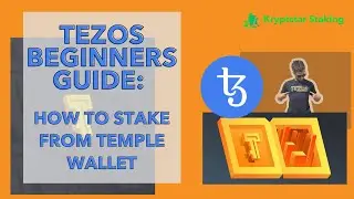 Tezos Tutorials: How to stake/delegate your XTZ Tezos directly from the Temple Wallet plugin