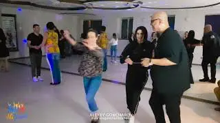 Salsa on 2 New York with Mario Hazarika with two partners Daria Milshina & Daria Pevna