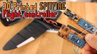 3D printed Spitfire plane - NRF24 Receiver + Multiwii + MPU6050