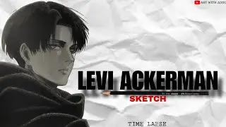 Levi Ackerman sketch | Attack on Titan | speed drawing 