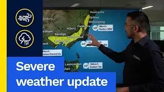 Severe Weather Update 7 September 2025: Windy and stormy for south-east Australia