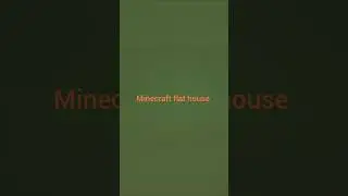 Best minecraft flat house #minecraft