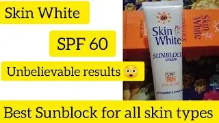 Skin White Sunblock Review/Whitening & Vanishing/ Sunscreen#sunblockcream#skincar#affordableprice