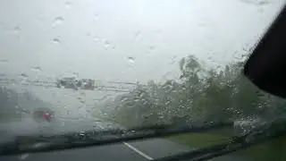 Trip to Kissimmee on Florida's Turnpike heavy rain ahead