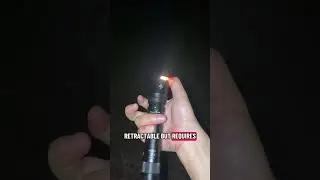 KZ01 1300 Lumens Tactical Flashlight Test: 800m Throw + Glass Breaker &ndash; Insane Performance! #EDC