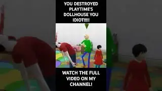 [2ND REMAKE] YOU DESTROYED PLAYTIME'S DOLLHOUSE YOU IDIOT!!!!! #sims4 #baldisbasics #baldi #null