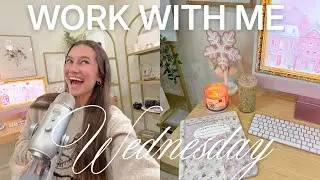 work with me wednesday!! 💻 let&rsquo;s get productive together!!