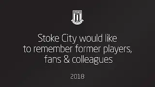 Stoke City Football Club - Remembrance 2018