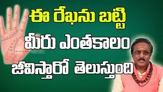 ఆయుష్షు రేఖ | Life Line In Telugu | Life Line In Palmistry |Ayushya Rekha | Life Line | Chinmudra Tv