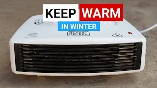 Black and Decker Horizontal Fan Heater Review #winter
