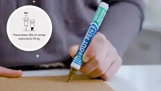 Grout Pen Brown Tile Paint Marker: Waterproof Grout Paint, Tile Grout Colorant and Sealer Pen