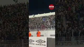 بالكوفية الفلسطينية جماهير الرجاء تساند النسور أمام سامارتكس