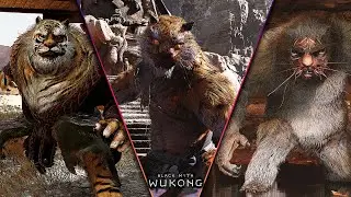 Three Tigers Boss Battle - MAX LEVEL 342 - Black Myth: Wukong