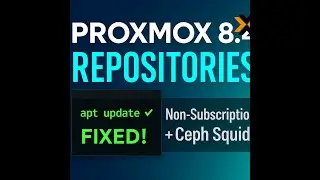 How to Setup Proxmox VE 8.4 Non-Subscription Repositories + Ceph Squid