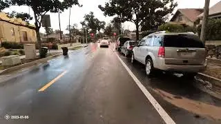 I didn't quite beat the rain