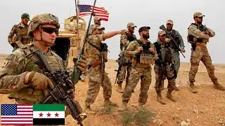 Армия США: солдаты и бронетехника во время совместных учений в Сирии.