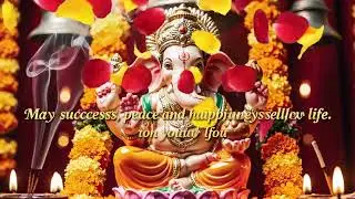 Firefly May Lord Ganesha remove all obstacles from your life  May success,peace, and happiness follo
