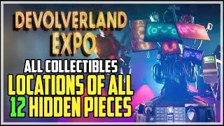 Devolverland Expo All Collectibles (All Unannounced Games Hidden Pieces)