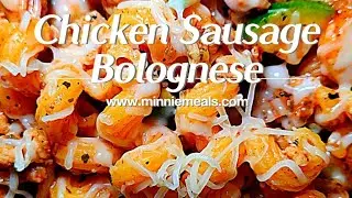 How to make chicken sausage bolognese