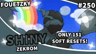 Shiny #250: EPIC LIVE SHINY ZEKROM REACTION! Pok&eacute;mon ORAS Soft Resets, ONLY 151 SRs!