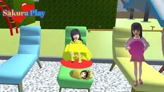 Mio Hamil Besar Melahirkan Di Waterboom l Sakura School Simulator