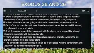 Exodus 25 and 26 - NLT | Audio Bible 