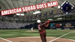 ALL AMERICAN SQUAD GOES HAM!  - MLB The Show 17 Diamond Dynasty Gameplay