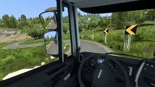Euro Truck Simulator 2 - Driving Village Road Iveco Truck Gameplay