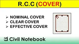 What are clear cover and nominal cover? || Difference Between Clear Cover and Effective cover