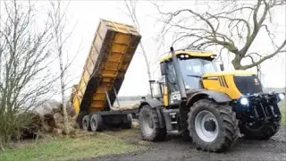 Muck cart tip and push up