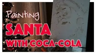 Painting Santa with Coca-Cola