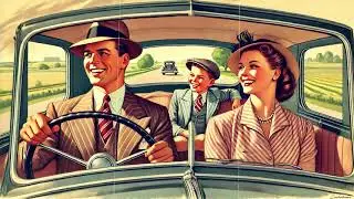 Sunday Drive  Happy Vintage 1940s Music to Improve Your Mood   Nostalgic, Positive Vibes 😊