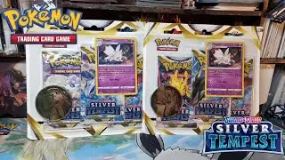 Opening 2 Pokemon Silver Tempest 3 Pack Blisters