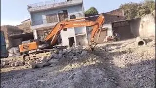 How to load stones in dumper #viral #jcb #truck #crane #stone #shorts #viral 