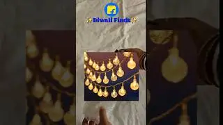 ✨ Yellow Light Ball Fairy Lights | Festive & Aesthetic Room Decor ✨@flipcart