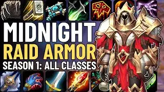 WoW Midnight Normal Tier Sets Preview | All Class Raid Armor in Patch 12.0 Season 1