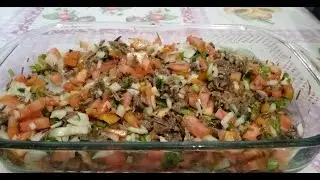 Salada de carne desfiada !!!
