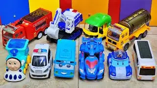 Bermain Mobil Polisi, Police car, Bus Polisi, Bus Tayo, Kereta Thomas, Robocar Poli, Excavator
