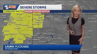 Watching for possible tornadoes in Northwest Arkansas this morning