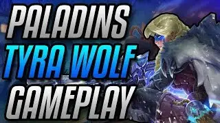 PALADINS TYRA EPIC DIRE WOLF SKIN ON XBOX ONE GAMEPLAY!!!!!