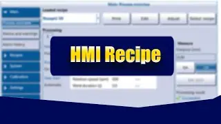 Siemens HMI Recipe Function Explained