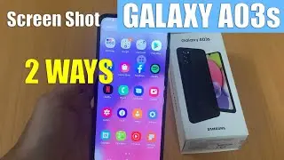 Samsung Galaxy A03s: 2 способа сделать скриншоты