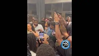 Davido's birthday shout-out in Atlanta #obo #badest #davido #factory78 #shorts