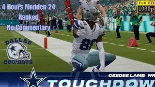 Dallas Cowboys Ranked Madden 24 Gameplay No Commentary Full HD