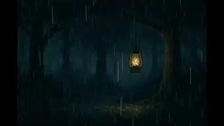Stormy Forest Pixel Art for Deep Sleep & Relaxation | Rain Sounds & Ambience