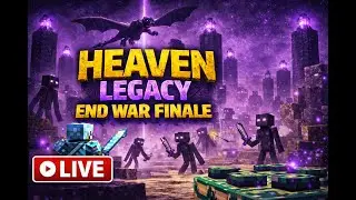 Heaven Legacy Live | Lifesteal SMP | Minecraft Live | Endwar Live | Endwar Day #8
