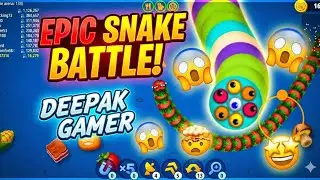 EPIC SNAKE BATTLE! DEEPAK GAMER vs GIANT WORM | सबसे बड़े सांप से टक्कर 😱
